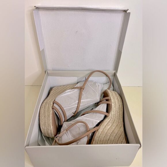 NWB BP. Cohan Espadrille Platform Wedge Sandal in Tan Mocha at Nordstrom size 9 - Picture 6 of 6